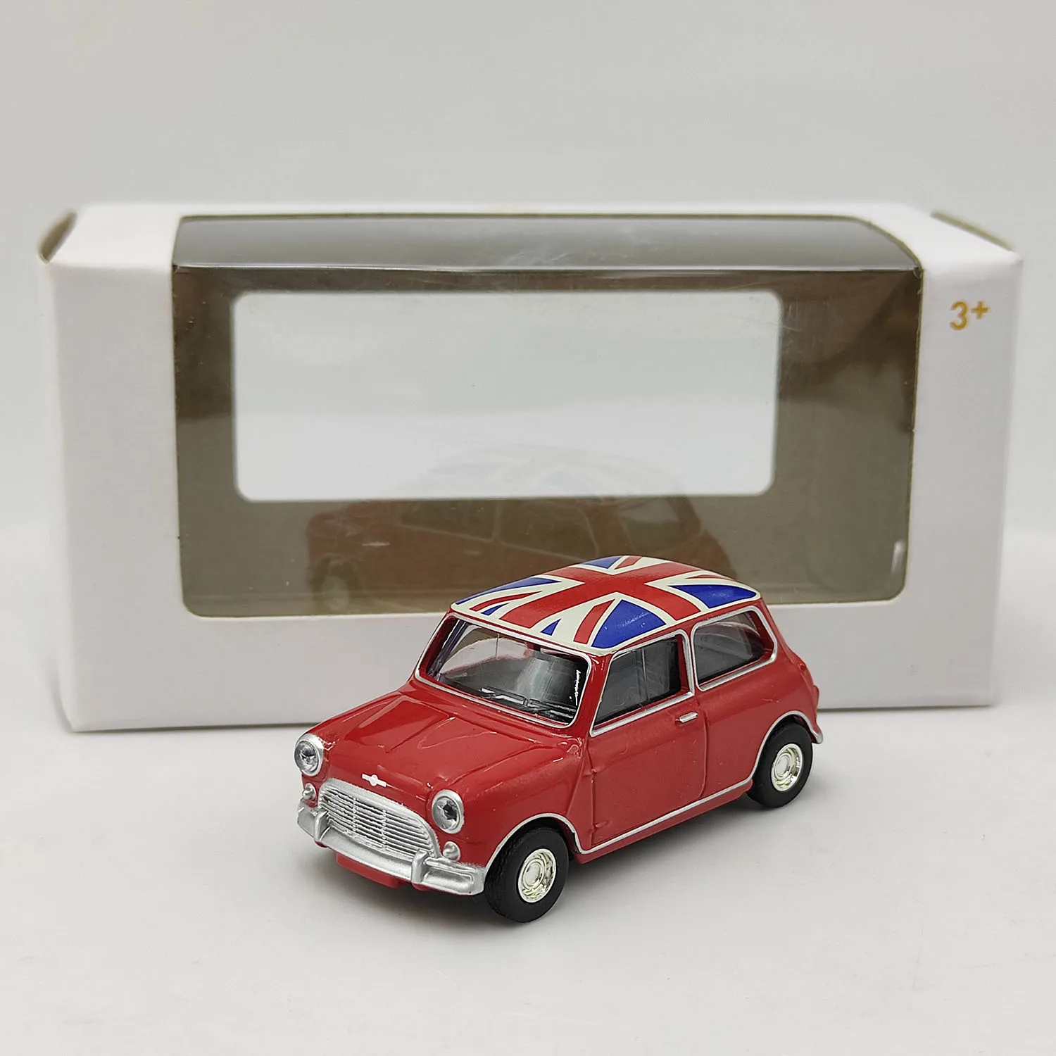 

Diecast NOREV 1/64 Scale BMW Mini Cooper S 1964 Checkered Red Imitation Alloy Car Model Collectible Toy Gift Souvenir Ornament