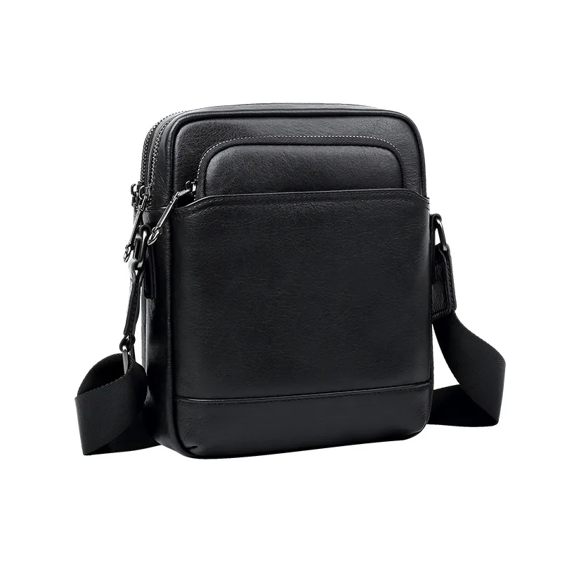 

New Men's Crossbody Bag Versatile Trendy Casual Bag Leather Men's Shoulder Bag Trendy