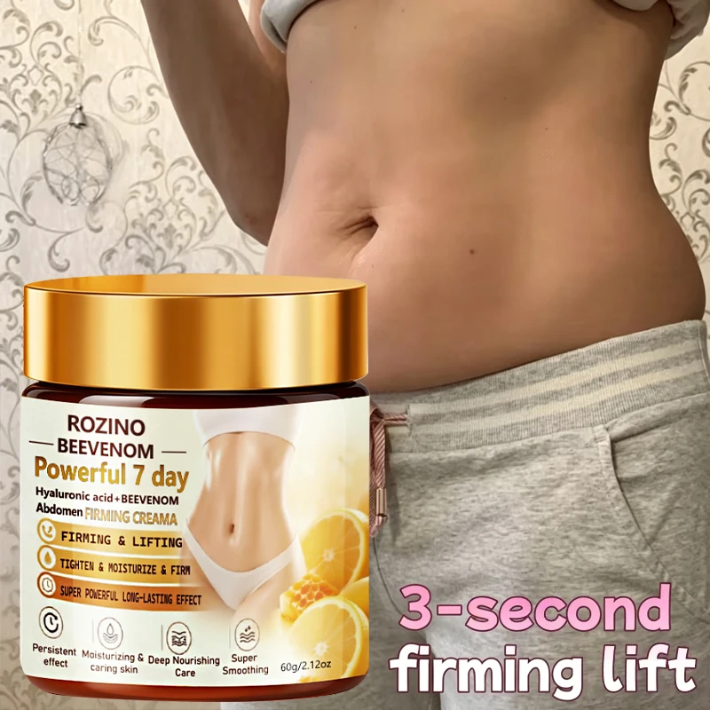 1Pcs/2Pcs/3Pcs Bee Venom 7-Day Abdominal Firming Moisturizing Cream/Body Lotion, Long-Lasting Hydration and Deep Nourishment, Body Care, Cares for Smooth Skin, Suitable for Arms, Abdomen, Buttocks, Inner Thighs, and the Entire Body, Unisex