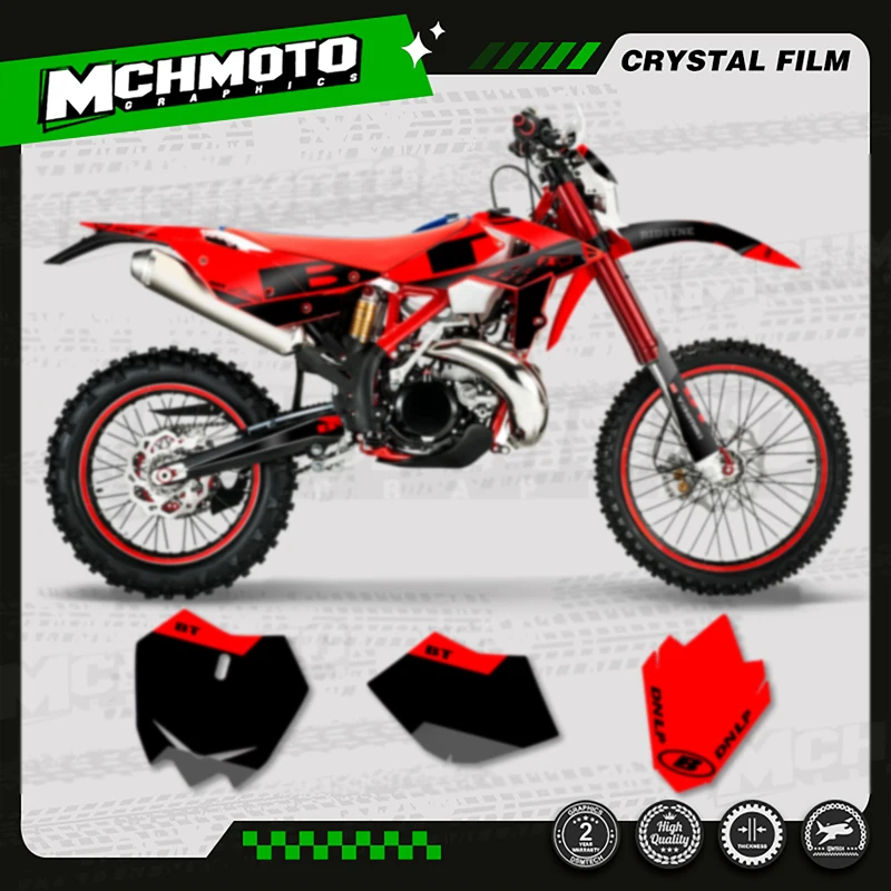 

MCHMFG Motorcycle Team Motorcycle Decal Stickers For Beta RR 2013-2017 2013 2014 2015 2016 2017250 300 350 -004