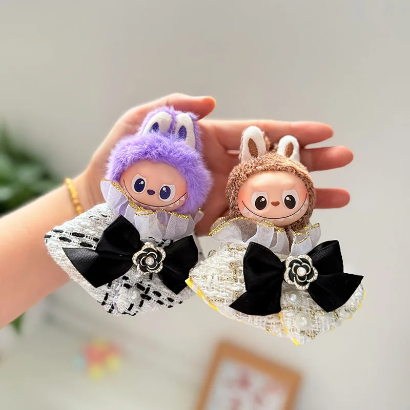 

10cm Mini Labubu 4.0 Doll Clothes 4th-Gen Labubu Luxurious Scented Shawl Cape Clothes Accessories for Mini Labubu