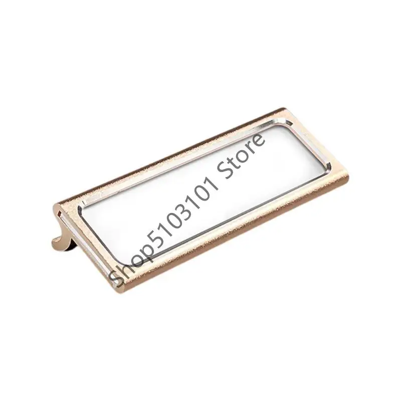 

X6HE Элегантные ценники из алюминиевого сплава для витрин с простым и современным дизайном для легкой корректировки цен