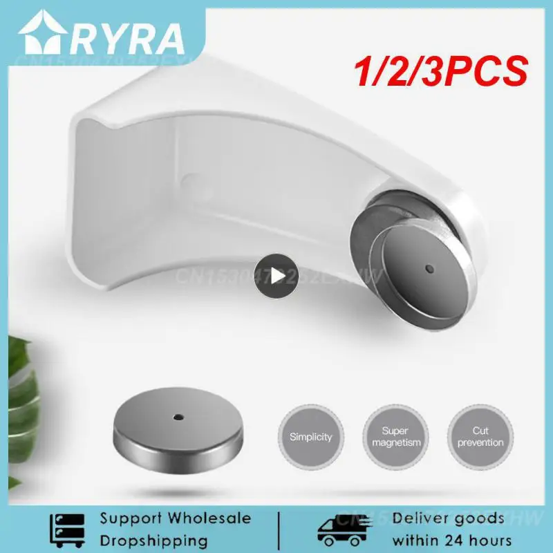 1/2/3PCS Soap Holder Perforation-free Wall Mounted Magnetic Soap Storage Holders Home Bathroom Accessories