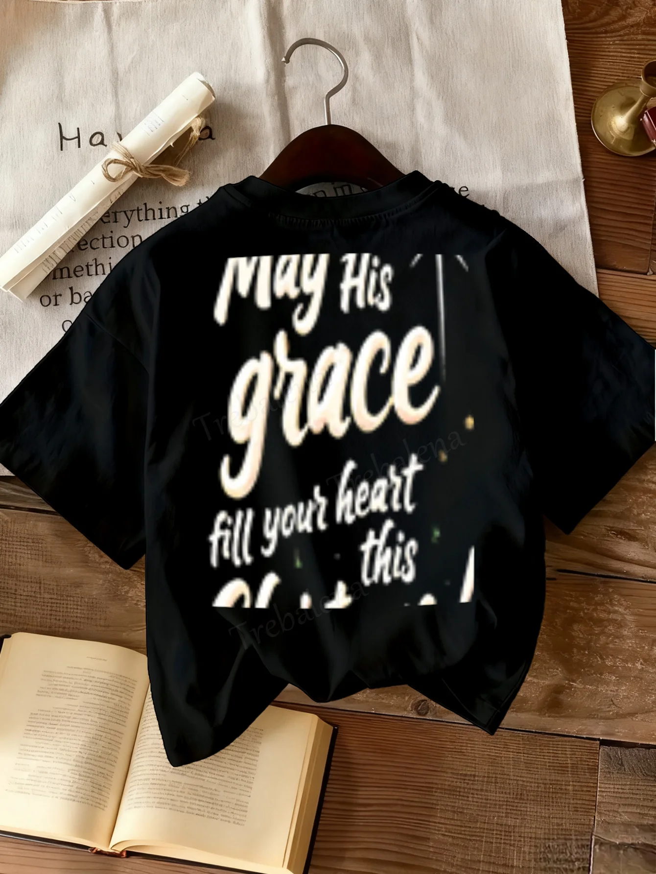 

Women T-shirt Grace-Filled Heart T-Shirt for Women, Faith & Style