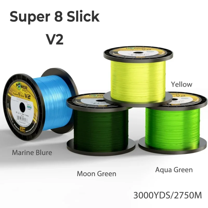 3000YDS POWER PR0 8 Strands Braided Fishing Line Multifilament PE Line 30LB-120LB Lure Wire Sea Fishing Saltwater for Pesca