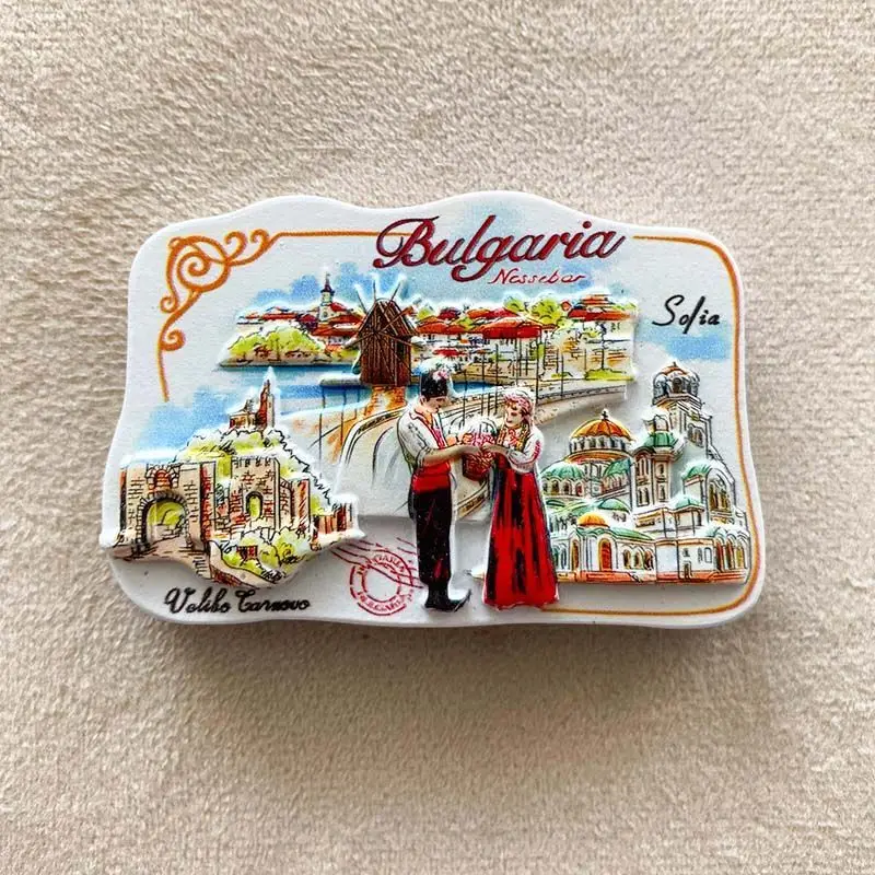 

Bulgarian Refrigerator Magnet3D3D Refrigerator MagnetinsHigh-Value Decorative Creative Home Living Supplies