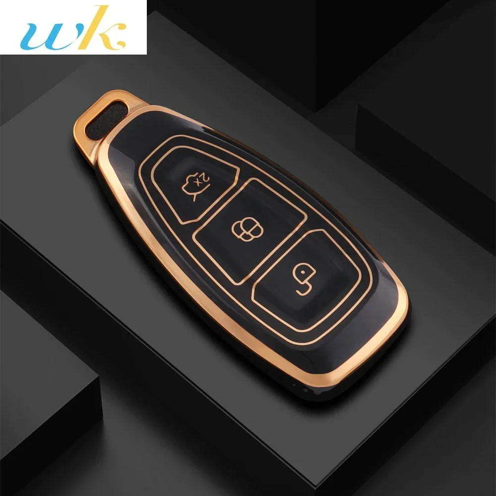 

NEW TPU Car Remote Key Case Shell Cover Fob For Ford Focus 3 4 ST Mondeo MK3 MK4 Fiesta Fusion Kuga 2013 2014 2015 2017 2018