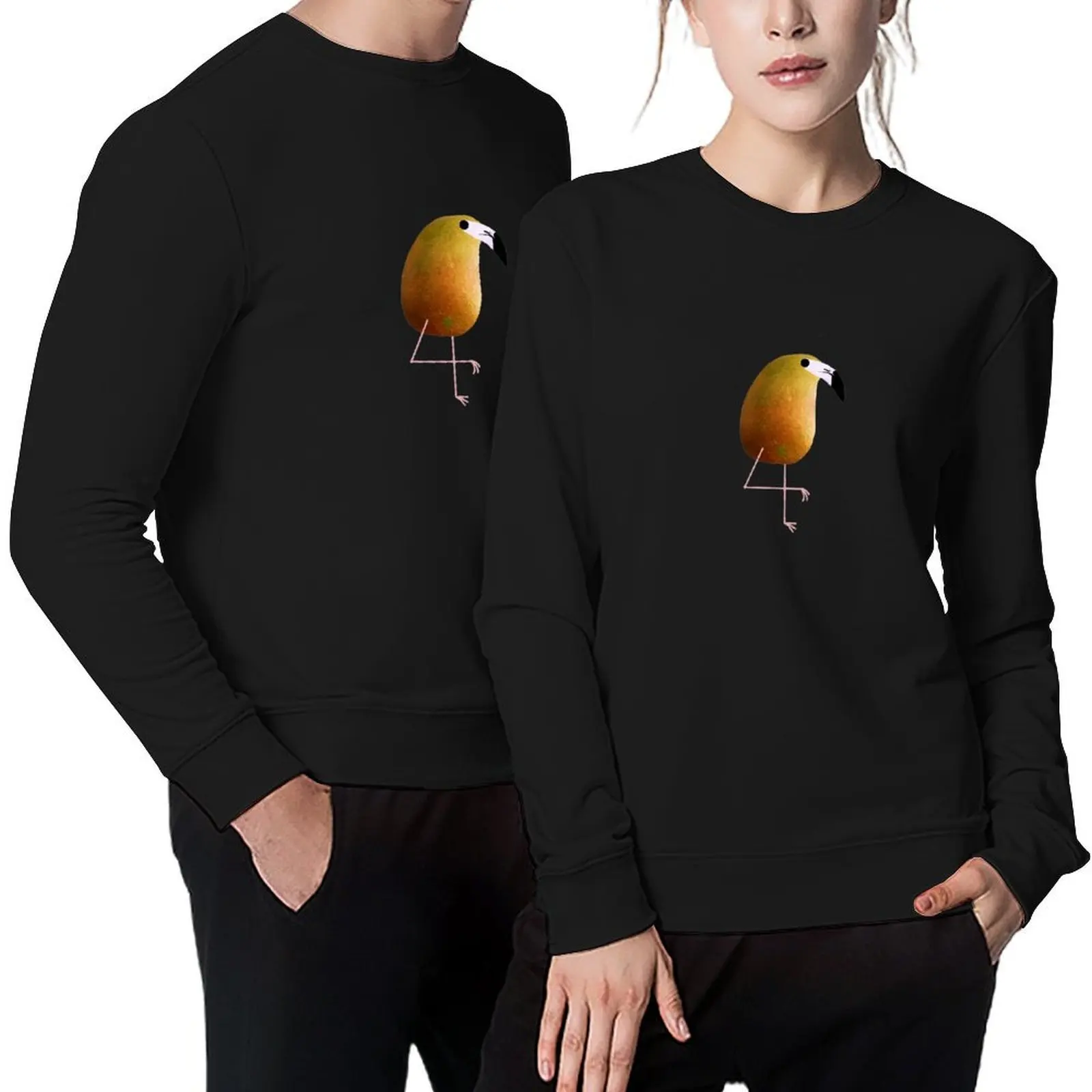 Flamango con piernas (Fondo invisible) Jersey ropa de hombre ropa de hombre abrigo de hombre sudadera para hombre