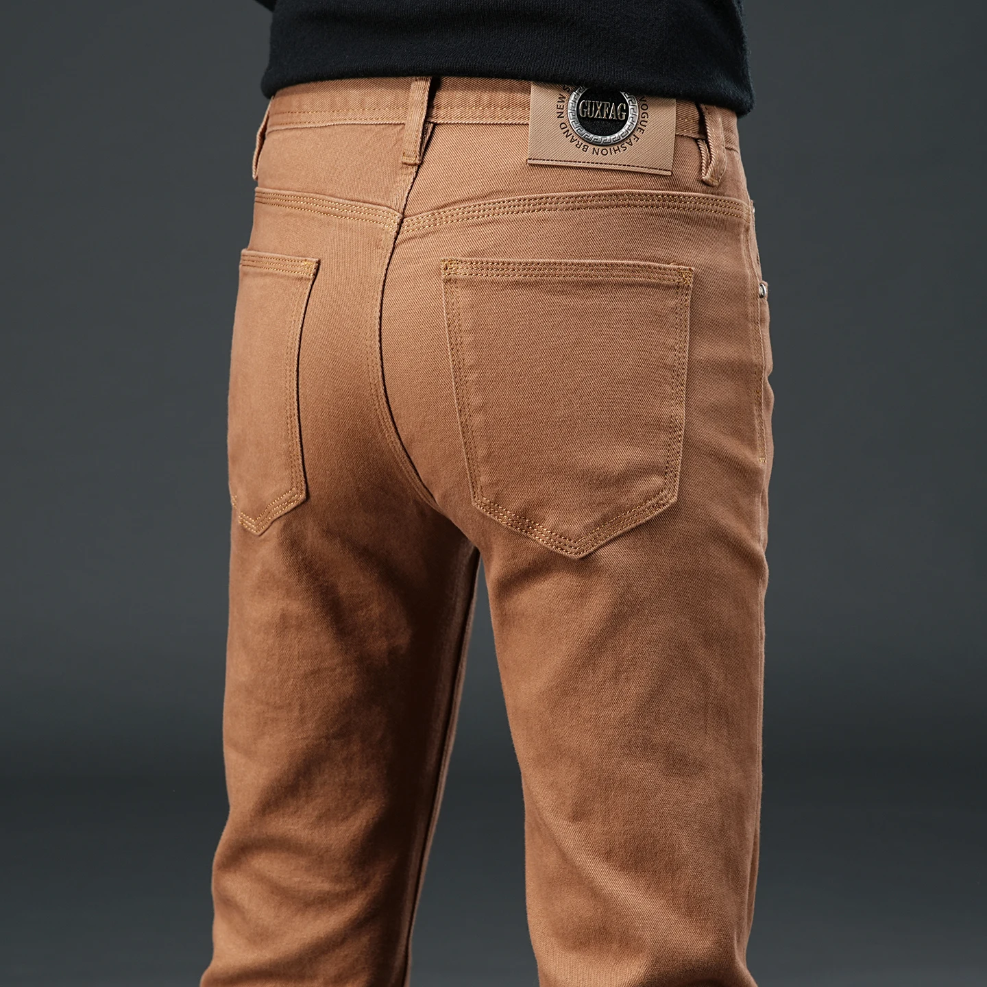 

Мужские джинсы Slim Fit: повседневные, эластичные, удобные, модные, со средней посадкой, на молнии, с застежкой-стеганкой