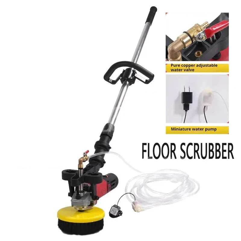 

Handheld Electric Floor Brushing Tools Machine Marble Tile Terrazzo Clean EquipmentConcrete Ground Brushing