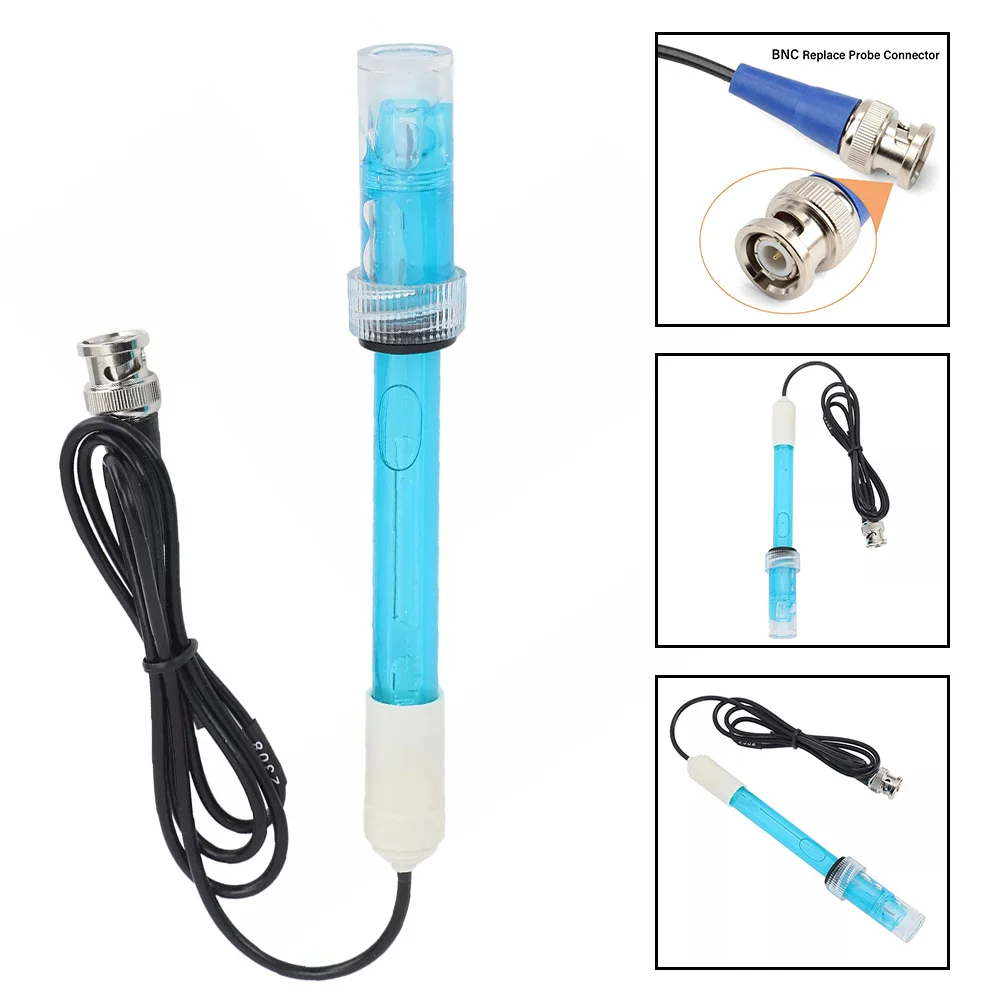 Simplified Testing Experience Long Cable Length PH Electrode Probe Compatible with Various pH Measuring Devices