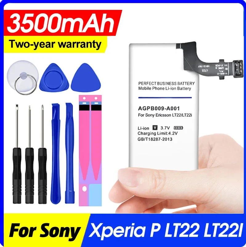 3500mah Agpb009-a001 Li-ion Phone Battery for Sony Ericsson Xperia p Lt22 Lt22i