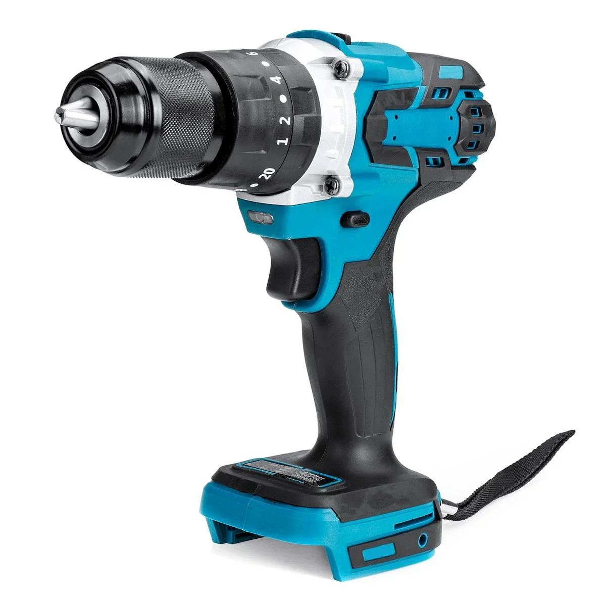 Imagem -03 - Brushless Electric Hammer Drill Chave de Fenda Elétrica Furadeira de Impacto sem Fio para Bateria Makita em 20 Mais Torque 18v 350n.m 13 mm