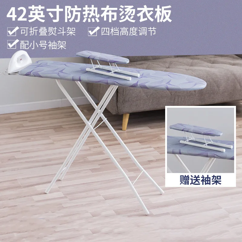 Ironing Board Heat Proof Cloth High Foot Foldable Ironing Board Portable Insulated Electric Iron Ironing Table