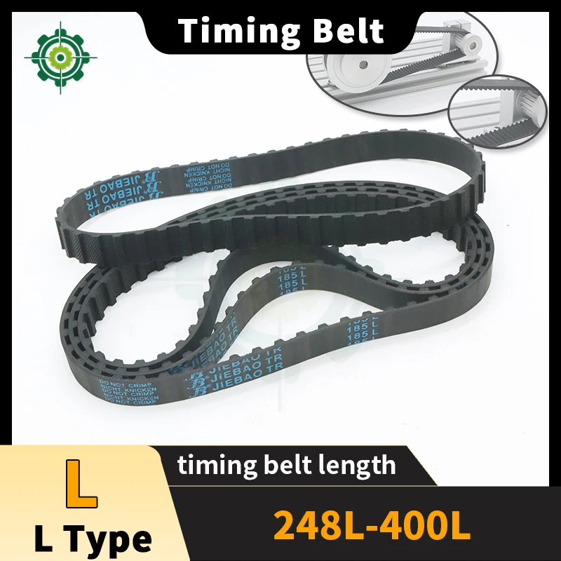 

248L to 400L L Timing Belt L Timing Pulley Belt L Packaging Machine Film Pulling L Rubber Belt CNC Industrial Machinery L Belt