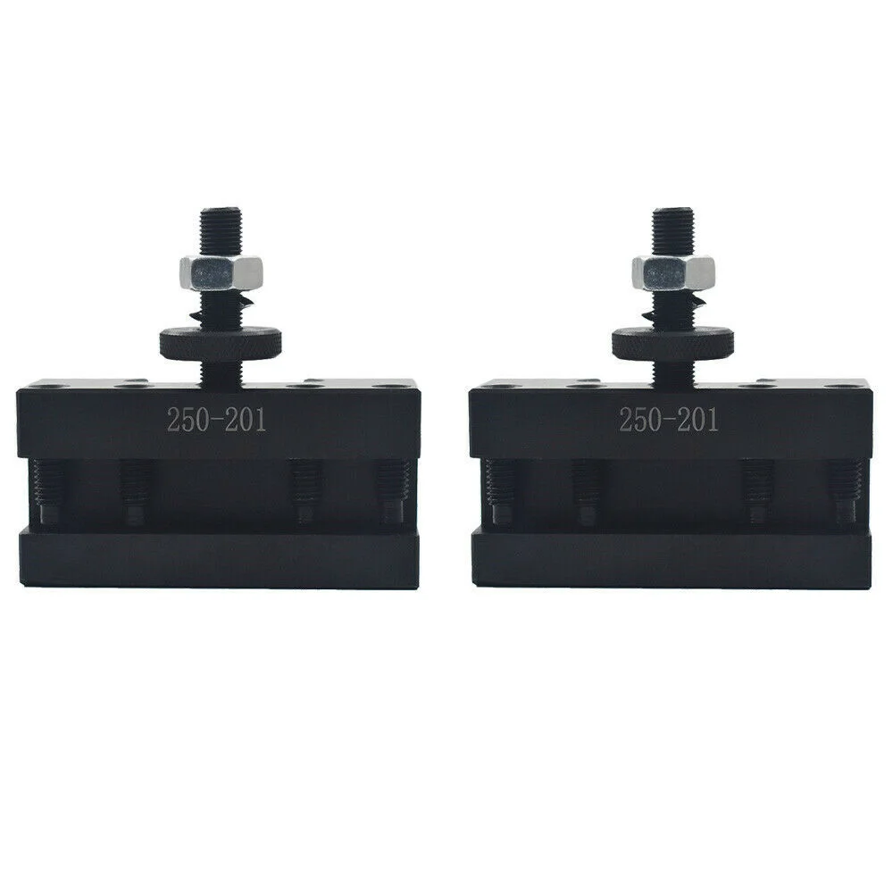 

2Pcs 250-201 Quick Change Tool Holder Turning and Facing Tool Holder for Lathe Cutter Cutting Tool Bits