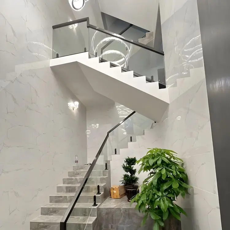 Customization 3.0m Reinforced Powder-Coated Galvanized Steel Handrail Metal Railing for Seaside Villa Balcony Stair Bathroom