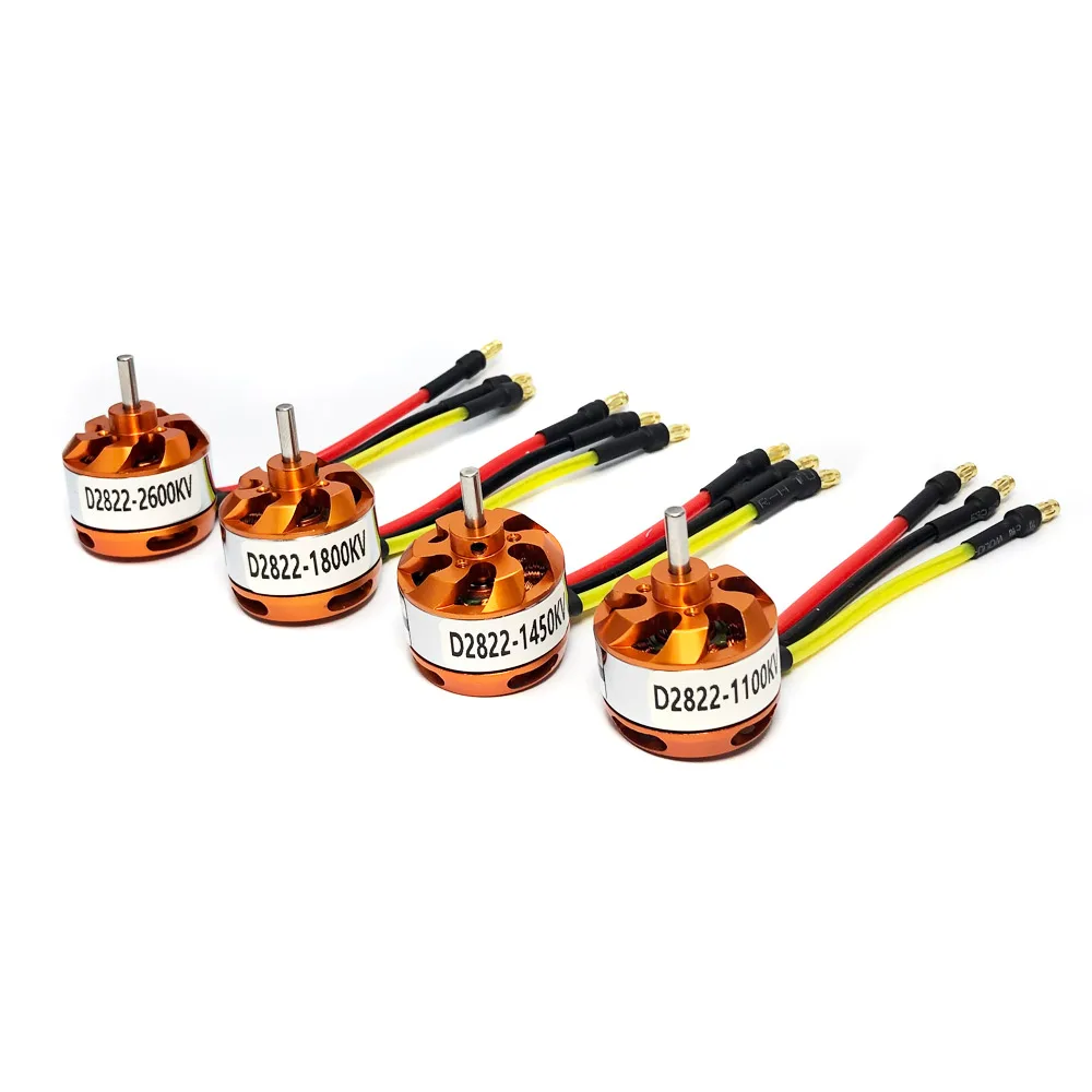 RC Motor D2822 2822 Brushless Motor 1100KV 1450KV 1800KV 2600KV 2-3S for Aircraft Plane Multi-copter Brushless Outrunner Motor - Image 2
