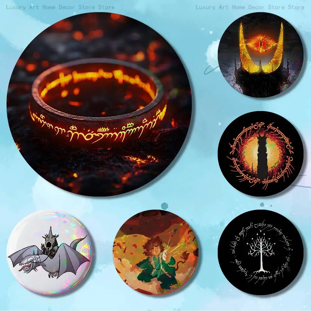 L-Lords of the R-RingES-S HD Print Badges Pretty Round Display Brooches IP merchandise 32mm 58mm 75mm 44mm 25mm