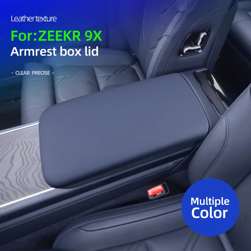 

Leather Armrest Box Cover Panel for Geely Zeekr 9X Anti-Scratch Car Center Console Arm Rest Protector Case Interior Accessories