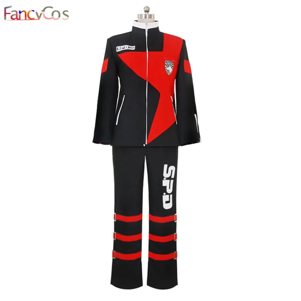 

Halloween Tokusou Sentai Dekaranger Ban Ban-chan Banban Akaza Deka Red Costume Cosplay Game Adult Custom Made Game Carnival