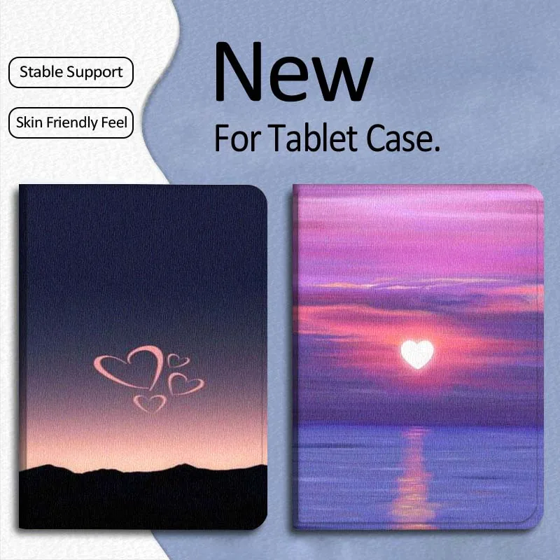 

Sunset Moon Art Popular For Xiaomi Mi Pad Mini 4 5 6 7 SE Pro Plus Redmi Pad 2 SE 2025 8.8 11 Foldable Tablet Case Gift