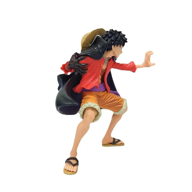 19Cm Anime Een Stuk Figuur Onigashima Mantel Luffy Actie Figuur Hurken Luffy Pvc Standbeeld Beeldje Model Pop Decoratie