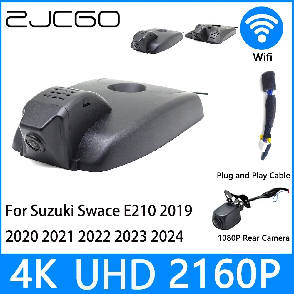 ZJCGO Dash 4K UHD 2160P Car Video Recorder DVR Night Vision Parking for Suzuki Swace E210 2019 2020 2021 2022 2023 2024