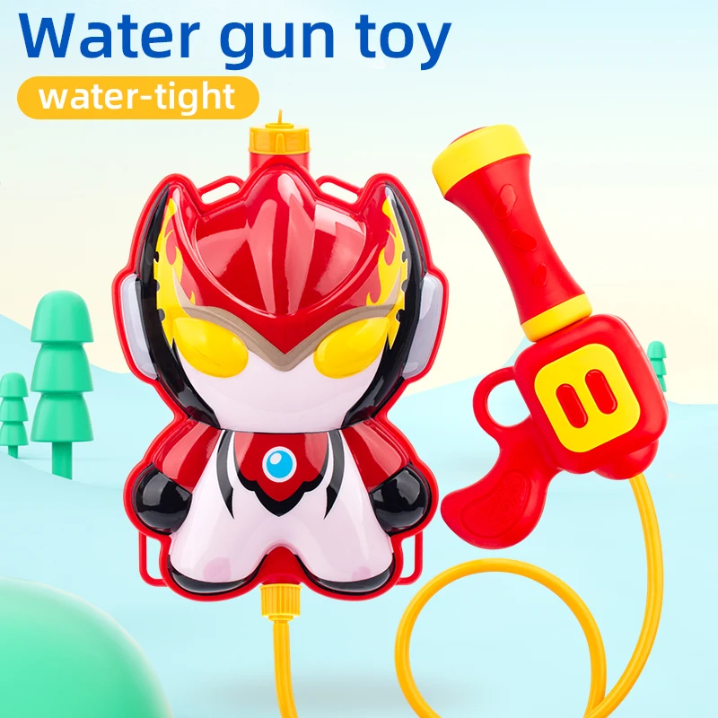 어린이 물총 튀는 장난감 배낭 물총 여름 해변 장난감 물싸움 소년 소녀 배낭 물총 나들이 장난감 C