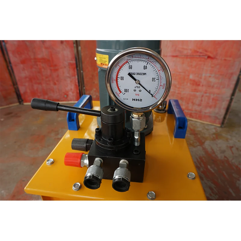 Portable Lightweight Electric Hydraulic Pump 1.5KW Simple Structure for Workshop Use