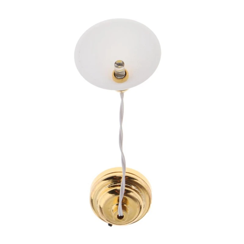 Plafonnier l'inventaire pour maison de courses, mini lampe, meubles, accessoires de scène, jouets, 1:12