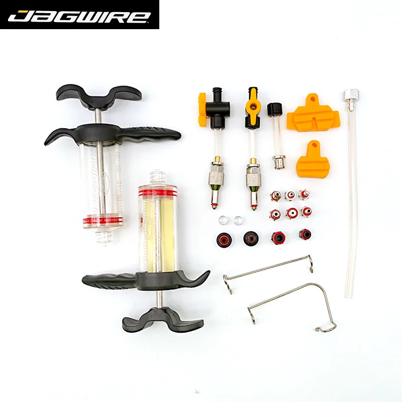 JAGWIRE Elite Bleed Kit Hydraulic Disc Brake Oiling Tool Bicycle Brake Oil Filling Tool For DOT and Mineral Oil Oil Bleed Tool
