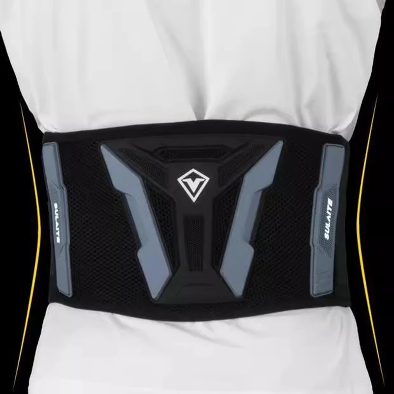 

Motorcycle Waist Support Belt with Anti-Fall Protection, Breathable Kidney Brace for Long-Distance Off-Road Riding Safety Items