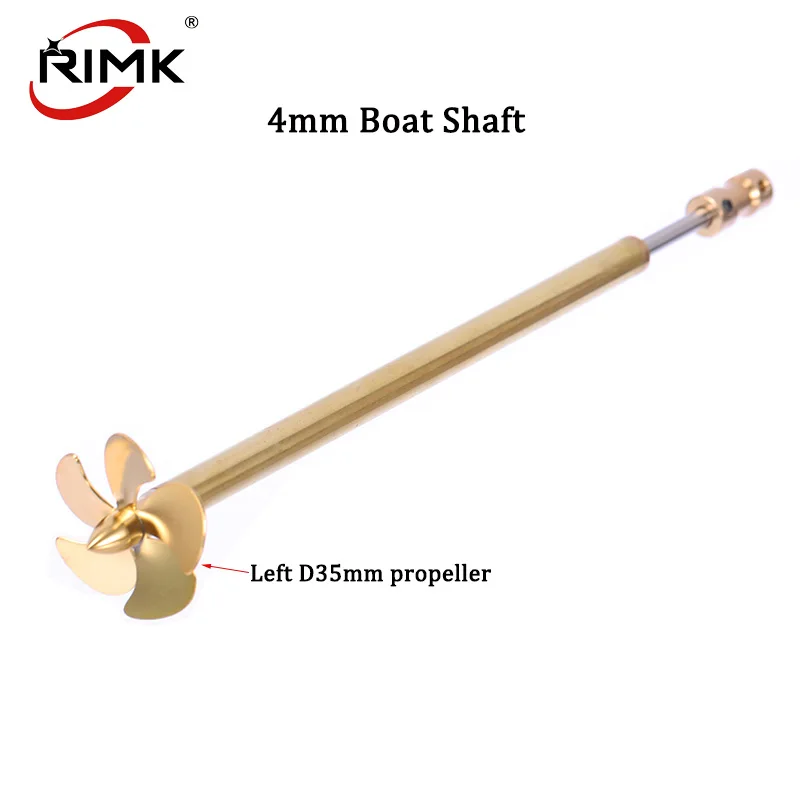 

1set 4mm RC Boat Shaft Drive Shaft+Left D35mm 5-Blades Copper Right Propeller+Copper Coupling+Copper Sleeve for RC Boat