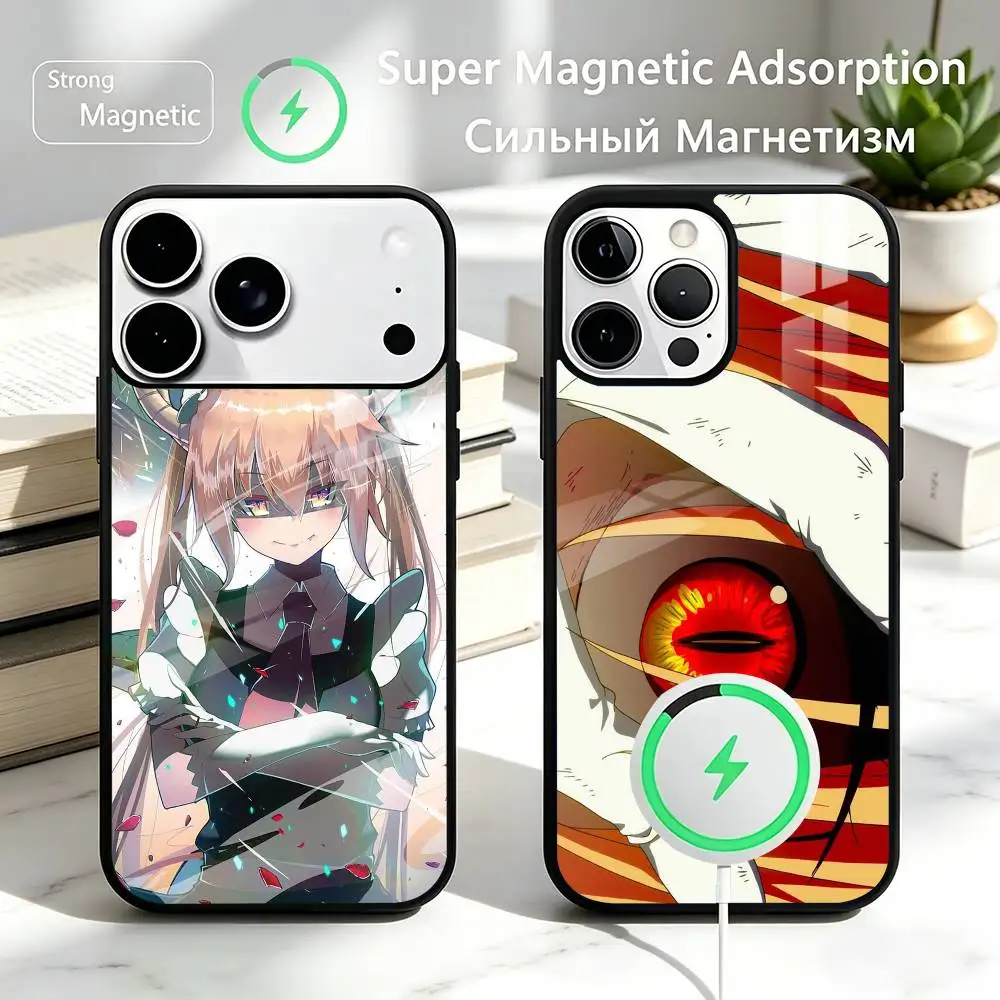 

Tohru Ilulu D-Dragon Maid Gift Phone Case For iPhone17,16,15,14,13,12,11 Plus,Pro Allows magnetic wireless charging