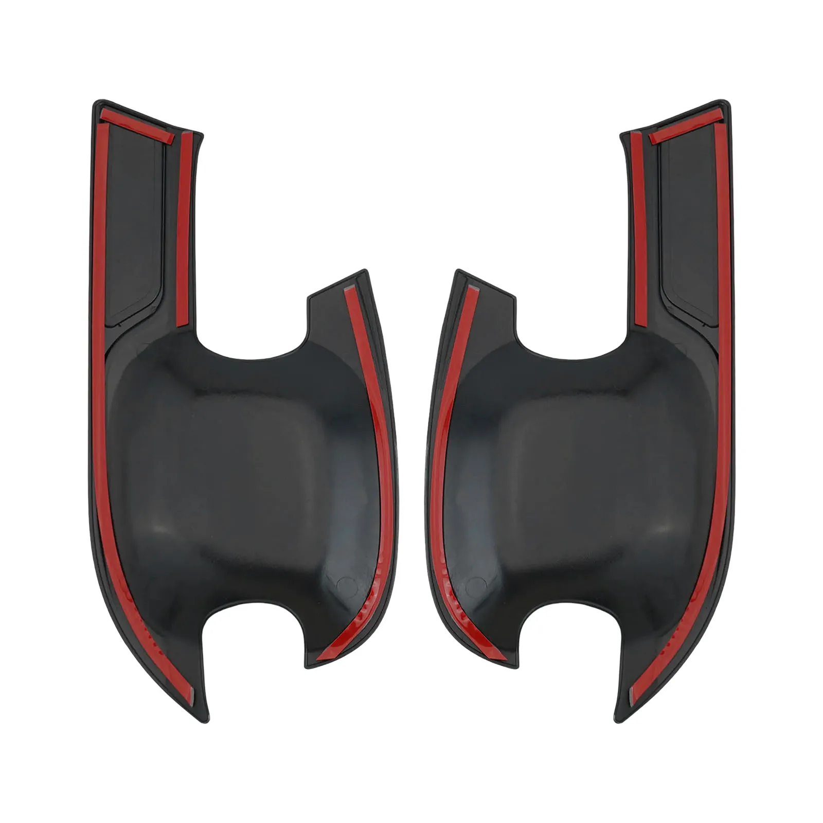 For Isuzu For D-Max For Door HanFor Cover Trim Set 2021-2024 ABS Construction Matte Black Exterior Enhancement Kit