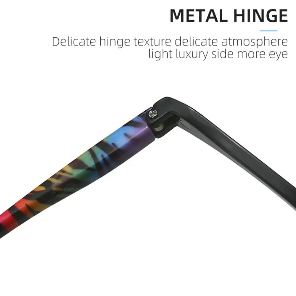 +1.50~+4.0 Diopter Rotating Makeup Reading Glasses Eyewear Vision Care Magnifying Glasses Colourful Frame Folding Eyeglasses
