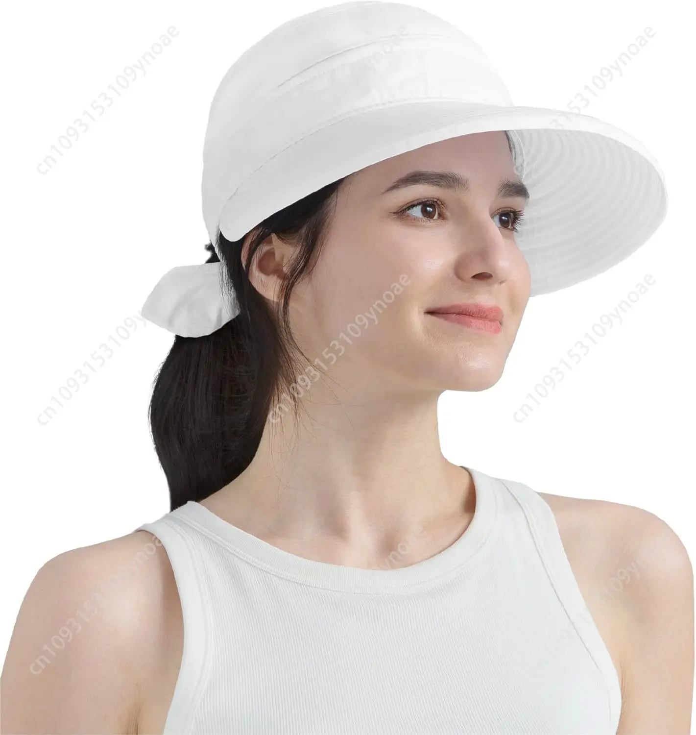 

SUN CUBE Women Sun Hat For Outdoor UV Protection, Wide Brim Sun Hat Ponytail, Convertible Zip-Off Beach Hat Visor Men Woman Outd