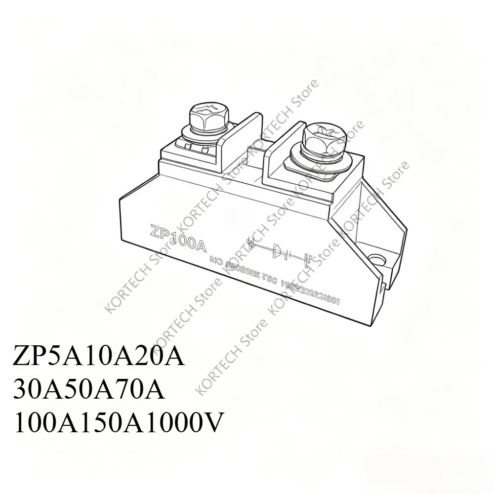 1PCS  small anti-reverse diode ZP5A 10A 20A 30A 50A 70A 100A 150A 1000V high power rectifier M220.58 package
