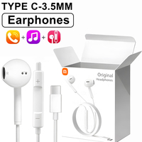 Original Wired Headphone For Xiaomi Mi 15 14 13 12 Pro Lite 3.5MM Type C Earphone And Redmi Poco Huawei Samsung Earbuds Headset