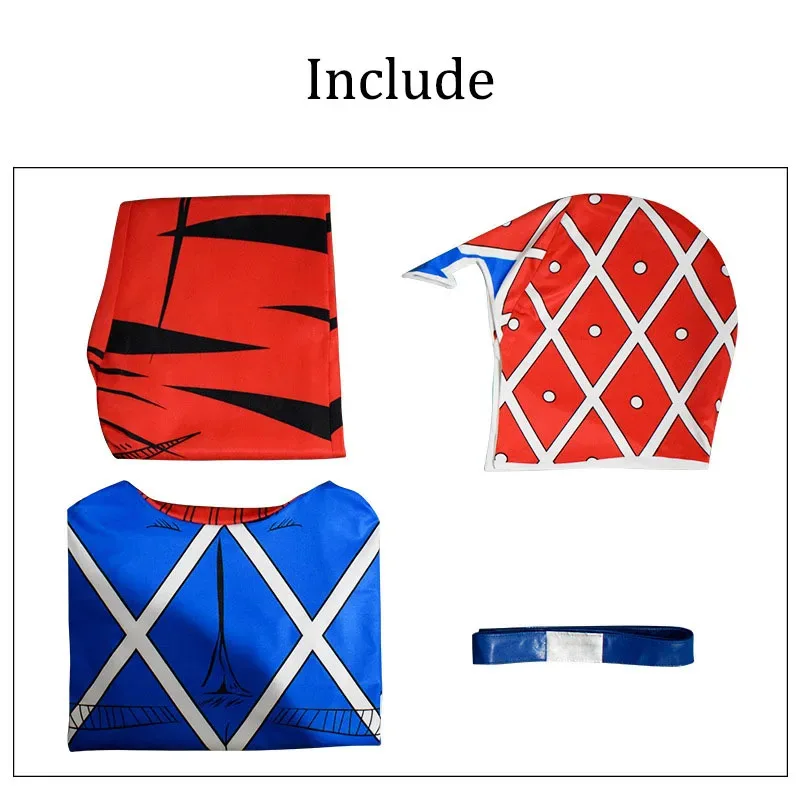 زي غيدو ميستا زي الرياح الذهبية زي حفلة الهالوين لعب الأدوار كوميك أنيمي كوسبلاي للأطفال والكبار سم؛ 5