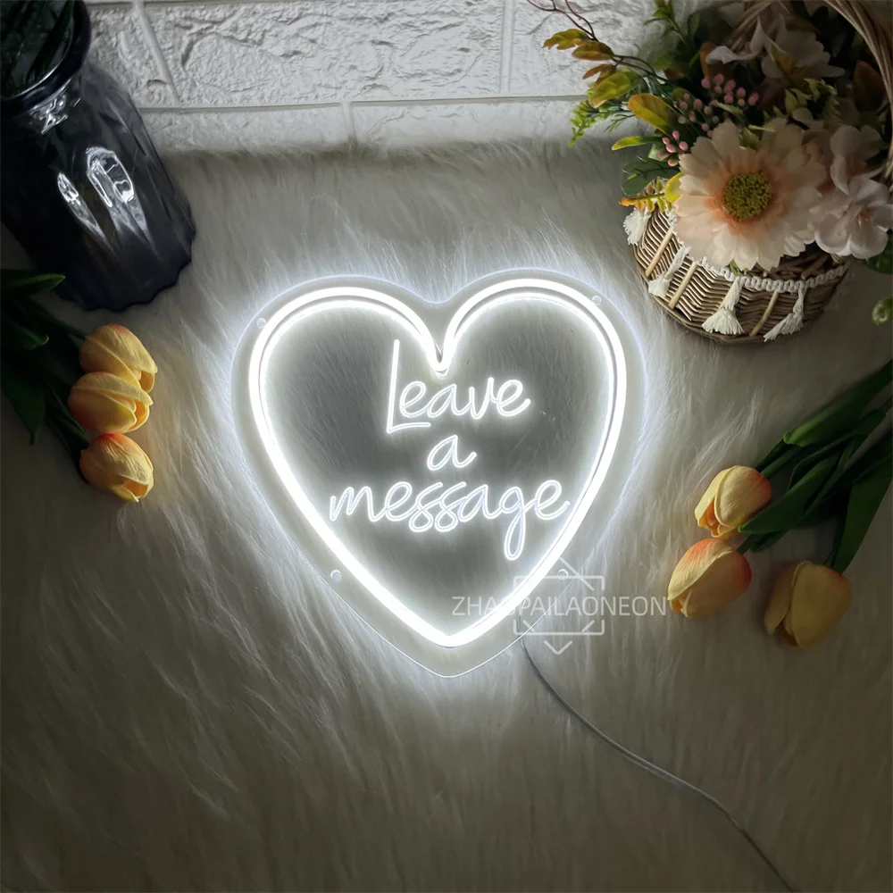

Оставьте сообщение Неоновая вывеска Светодиодная настенная комната Декор кофе-бара Неоновые световые вывески Спальня Кафе-бар Украшение клуба Деловые огни