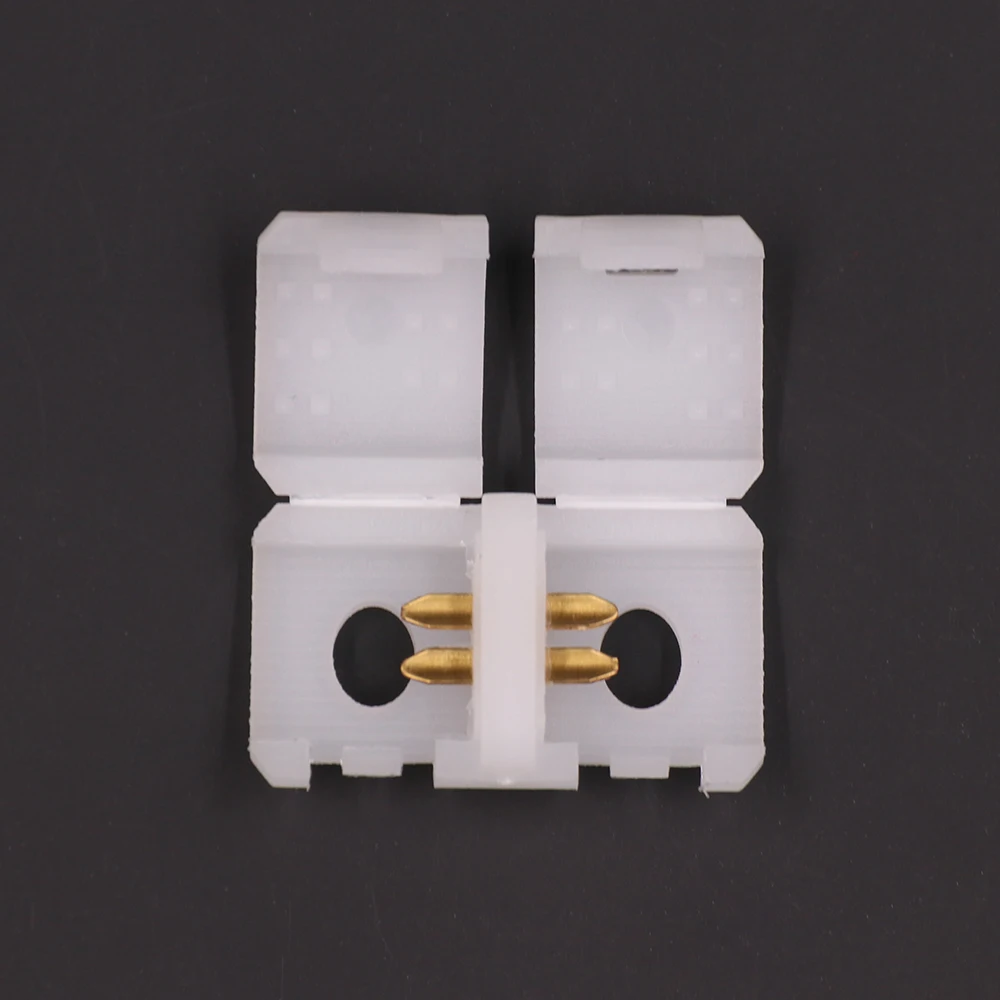 2Pin Middle Connector For 288LEDs/m 110V 220V COB Strip 5pcs 10pcs I Shape Solderless Clips Led Accessory