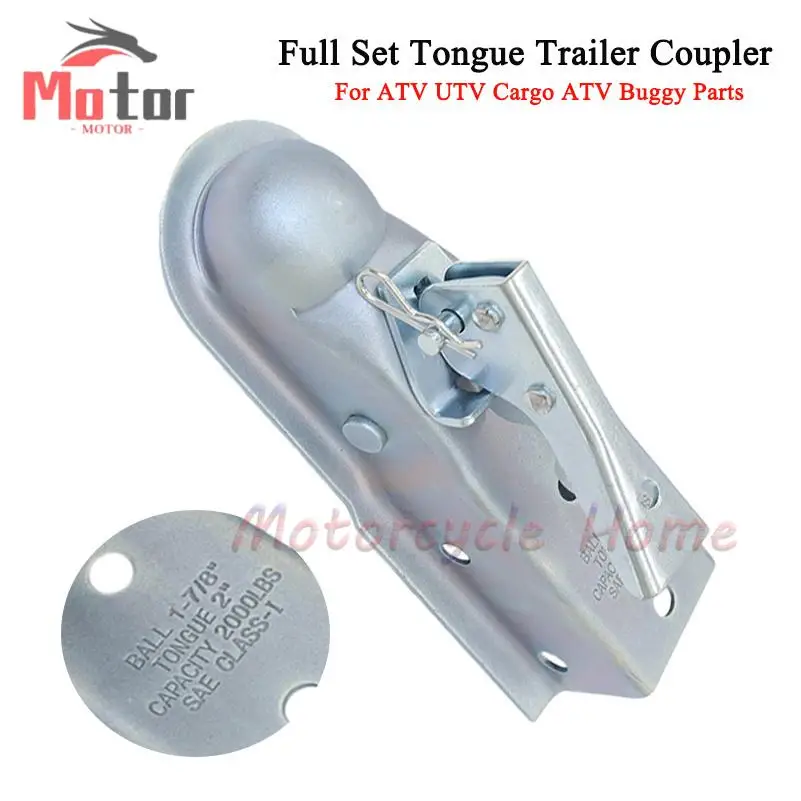 

ATV trailer rack connection base for four-wheel beach kart modified trailer rack with rear bar tow hook