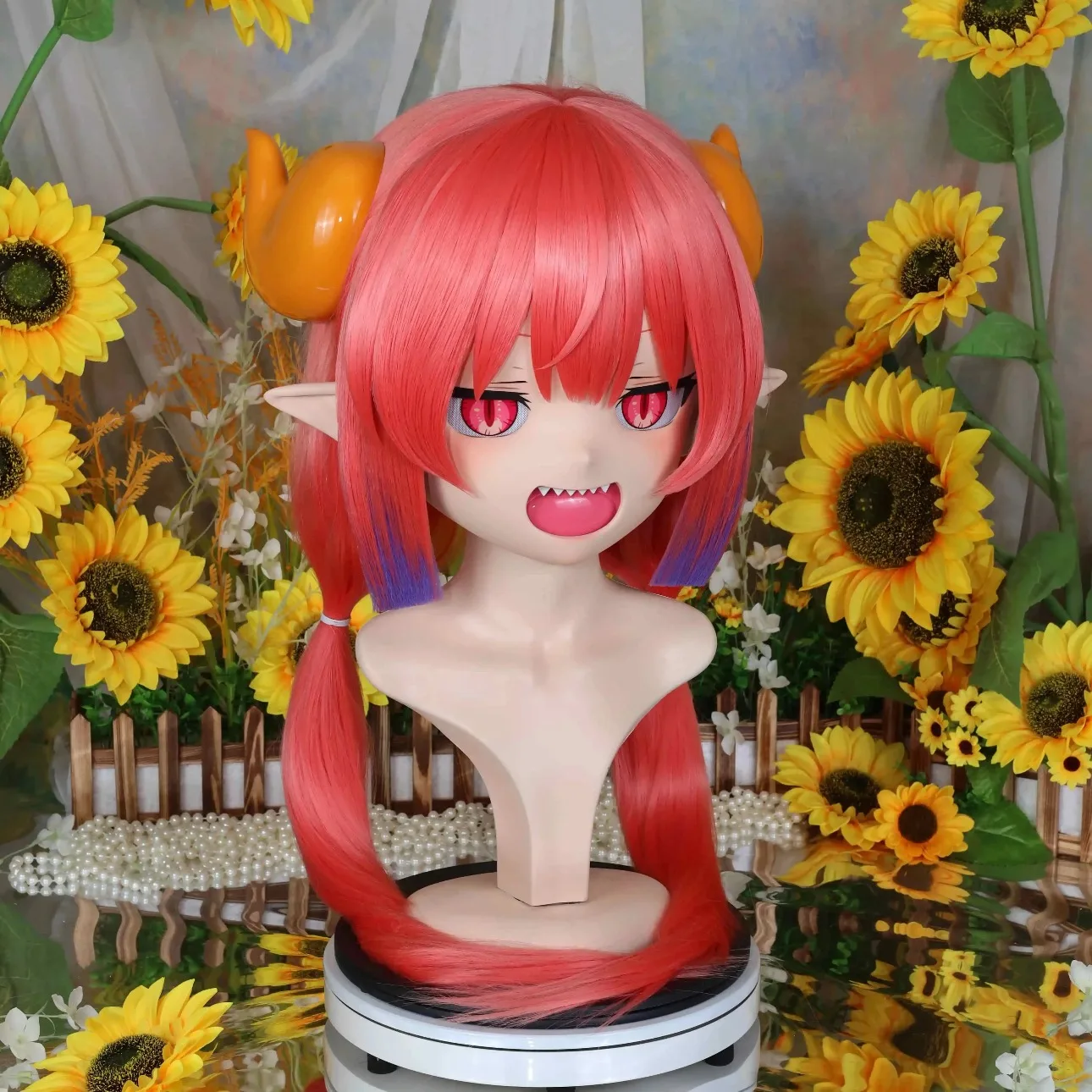 Kigurumi lulu NFD full headband lock cosplay headshell props costume anime game