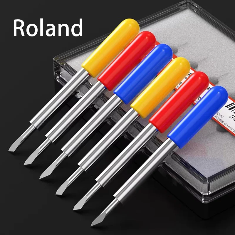 HUHAO Roland Cutting Blade 30/45/60 Degree Vinyl Cutter Plotter Knife  for Mimaki Cutter Roland Blade Plotter Knife