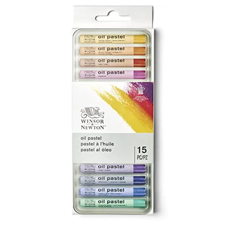 

Professional Oil Pastels Set of 15 for Artists and Designers: High Pigmentation Smooth Texture Blendable and Lightfast Colors I