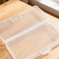 Packing Bog Storage Box Strong Plastic Box Rectangular Case Translucent Box Durable Items Useful Home Supplies Dustproof Case