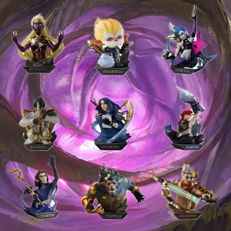 

Arcane BlindBox Jinx Vi Caitlyn Ekko Mel Heimerdinger Jayce Powder Viktor Warwic Фигурка Оригинал