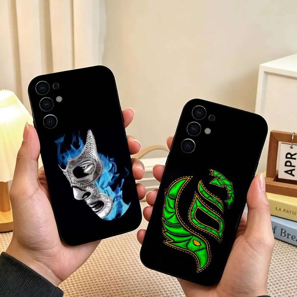 Pro W-Wrestler Rey Mysterio  Phone Case For Samsung S26,S25,S24,S23,S22,S21,S30,Ultra,Plus,Fe,Lite,Note,10,Black Cover Gift